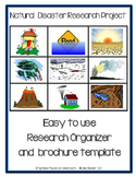 Natural Disaster Research Organizer and  Brochure Template