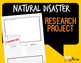 Natural Disaster Student Notebook Information Sheet Notebo