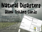 Natural Disasters - Blank Trading Cards