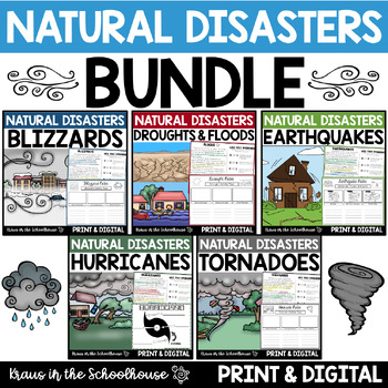Preview of Natural Disasters Bundle