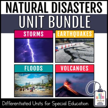 Preview of Natural Disasters Bundle - for Special Education