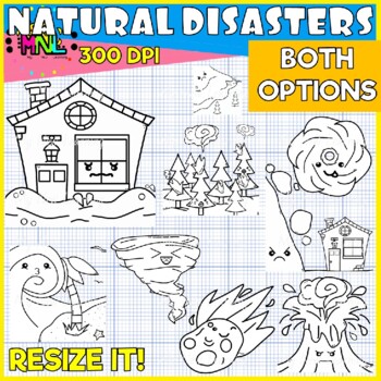 natural disaster drawings