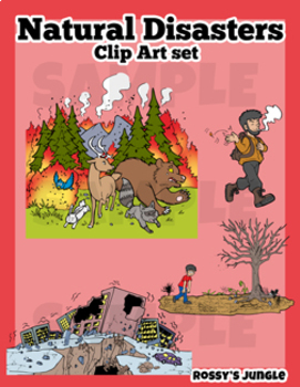 Preview of Natural Disasters Clip Art Set