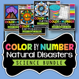 Natural Disasters - Color By Number Bundle | Earth Science