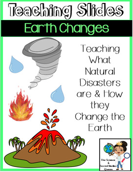 Preview of Natural Disasters/Earth Processes Teaching Slides Google Slides+PowerPoint