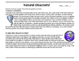 Natural Disasters Easy Comprehension