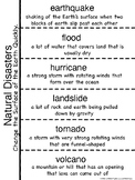 Natural Disasters Flipbook