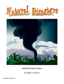 Preview of Natural Disasters Individual and Group Projects