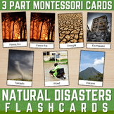 Natural Disasters Montessori 3-Part Cards | Natural Disast