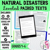 Paired Texts [Print & Digital]: Natural Disasters for Grades 4-6