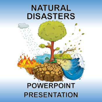 Preview of Natural Disasters - PowerPoint and Printable! Low Prep.