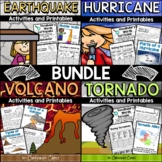 Natural Disasters Print BUNDLE {Earthquake, Hurricane, Tor