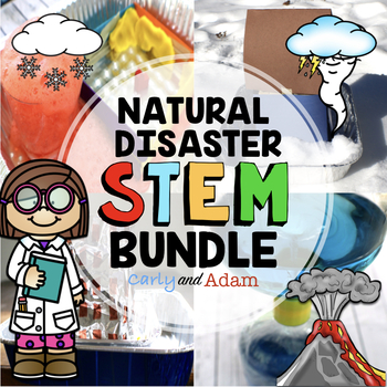 Preview of Natural Disasters Activities and STEM Challenges BUNDLE Science and Engineering