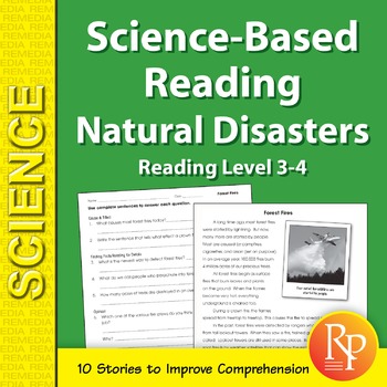 Preview of Natural Disasters: Science-Based Reading - Short Passages - For Older Students