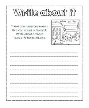 Natural Disasters Science Notebook Writing Prompts by Miss Martin