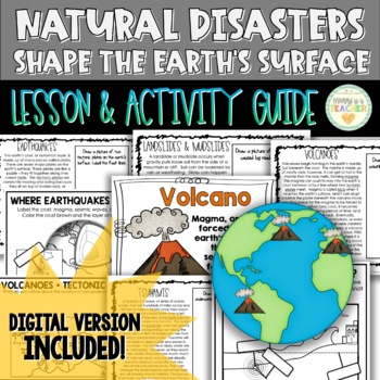 Natural Disasters Shape Earth's Surface | Distance Learning | TpT