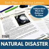 Natural Disasters - Sub Plans - Print or Digital