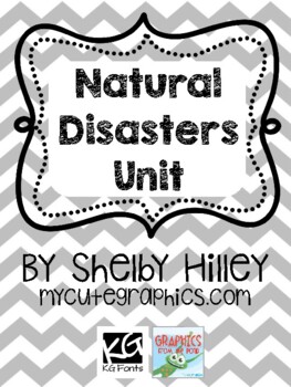 Preview of Natural Disasters Unit
