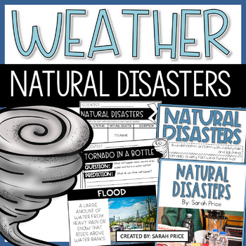 Preview of Natural Disasters Science Unit with Lesson Plans, Worksheets and Activities