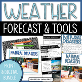 Natural Disasters Unit with Lesson Plans, Worksheets and A