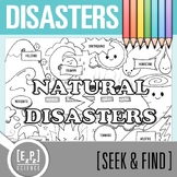 Natural Disasters Vocabulary Search Activity | Seek and Fi