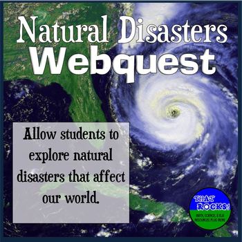 Preview of Natural Disasters Webquest