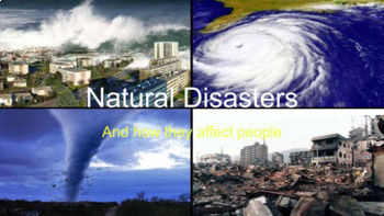 Preview of Natural Hazard & Disasters Project Bundle - Google Slides