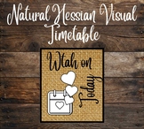 Natural Hessian Visual Timetable ,daily activities, plan r