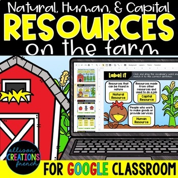 Preview of Natural, Human, and Capital Resources using Google Slides