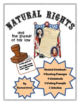 Preview of Natural Rights - Tuttle Twins Learn About the Law Unit Study & Student Workbook