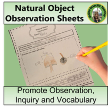 Preview of Natural Object Observation Sheet
