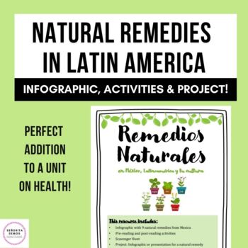 Preview of Natural Remedies in Latin America: Infographic & Activities! (Spanish)