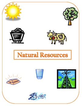 Natural Resources Activity/ Template by OneStopTeachingResources