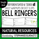 Natural Resources Bell Ringers | Printable & Digital Dista