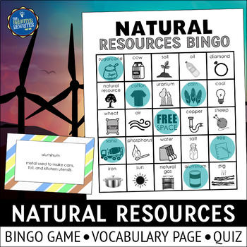 Preview of Natural Resources Bingo Game