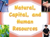 Natural Resources, Capital Resources, and Human Resources