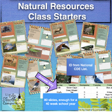 Natural Resources Class Starters - 40 Weeks of Bell-Ringers