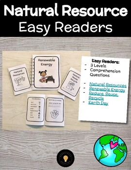 Preview of Natural Resources Easy Readers