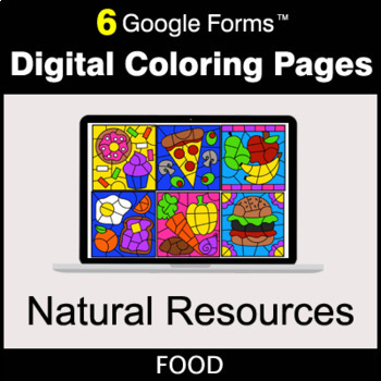 Preview of Natural Resources - Google Forms | Digital Coloring Pages