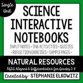 Natural Resources Interactive Notebook Unit | Editable Notes