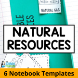 Natural Resources Science Interactive Notebook Activities 