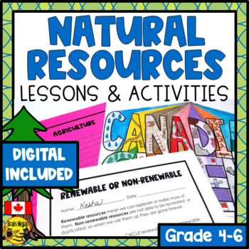 Preview of Natural Resources Lesson and Activities