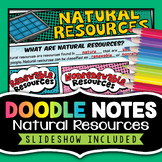 Natural Resources Doodle Notes - Renewable and Nonrenewabl