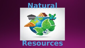 Preview of Natural Resources POWERPOINT Lessons