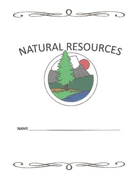 Preview of Natural Resources Packet/Unit Work