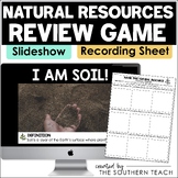 Natural Resources Powerpoint Review Game