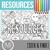 Natural Resources Vocabulary Search Activity | Seek and Fi