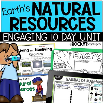 Preview of Natural Resources Worksheets | Renewable and Nonrenewable Resources | Energy