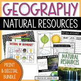 Natural Resources Lessons, Worksheets & Digital Activities