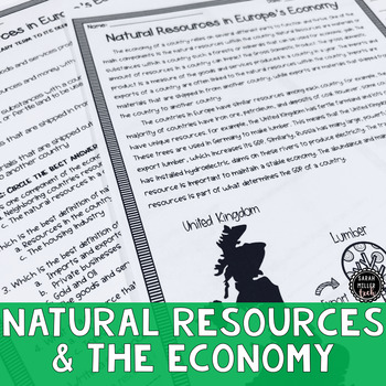 Preview of Natural Resources in Europe's Economy Reading Activity (SS6E9, SS6E9d) GSE